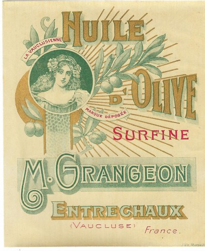Lot etiquettes huile - lot,