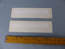 Lot de 2 autocollants Sticker MICHELIN BIBENDUM  Aufkleber VINTAGE C14
