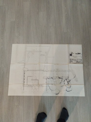 Plan architectural parc - plan,