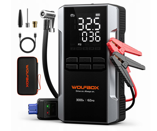 Wolfbox booster démarrage - booster,