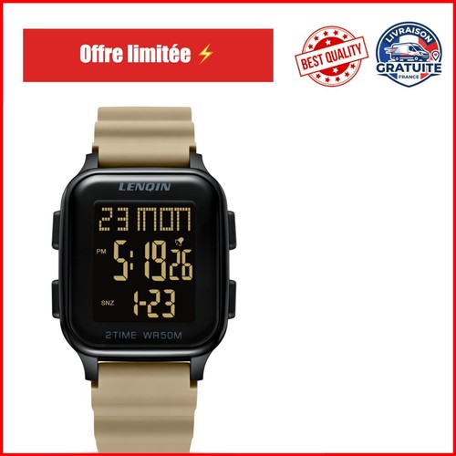 Montre homme digitale sport - montre,