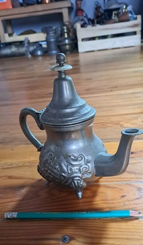 Théière métal argenté deco - théière,