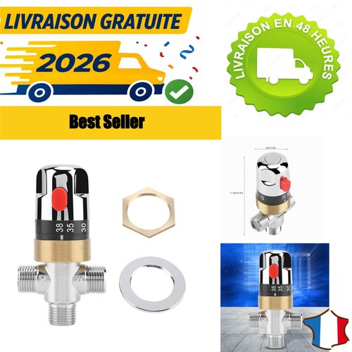 Mitigeur thermostatique laiton