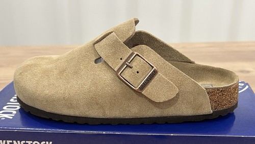Birkenstock boston suede beige - birkenstock,