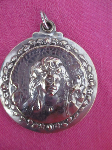 Pendentif medaillon miroir - pendentif,