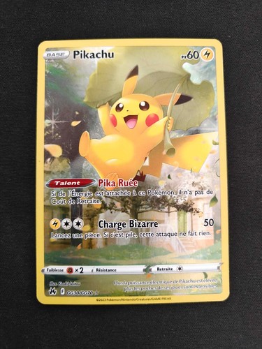 Carte pokémon pikachu - carte,