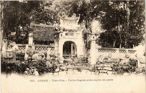 Cpa annam vieille pagode - cpa,