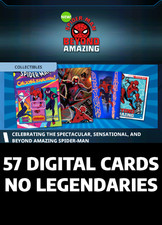 TOPPS MARVEL COLLECT SPIDER-MAN BEYOND AMAZING EPIC+SR+R+UNCOMM 57 DIGITAL CARDS