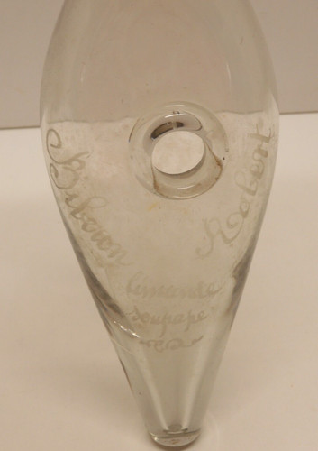 Ancien biberon verre robert - -ancien,