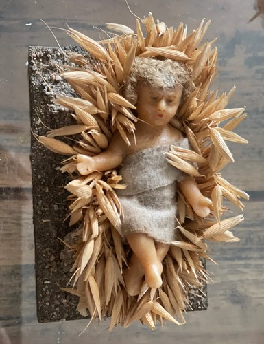 Ancien santon cire jesus - santon,