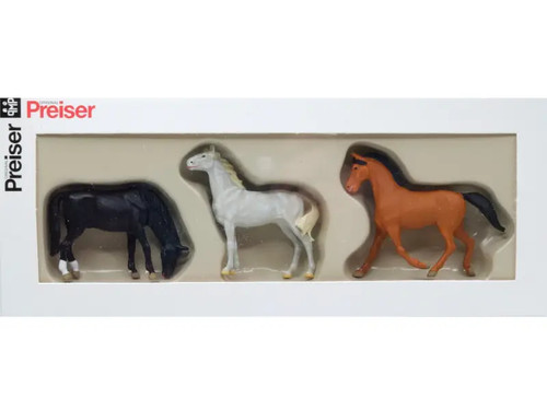 Preiser chevaux 1 43 - chevaux,