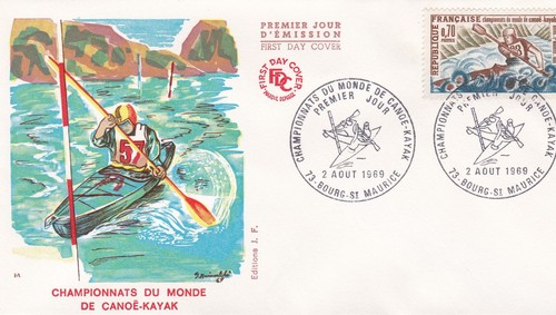 France 1969 fdc championnats - france,