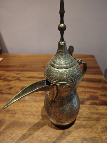 Cafetière ancienne laiton - ancienne, en