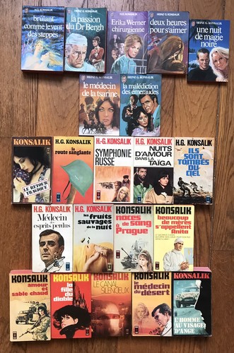 Konsalik lot 21 livres - g.,