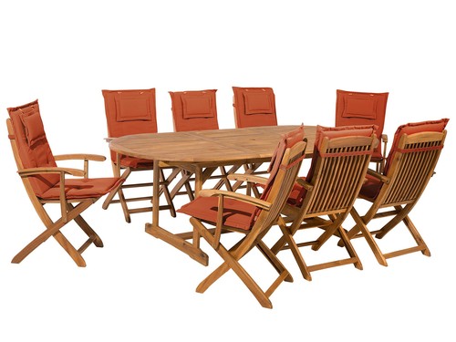 Beliani table de - beliani, jardin