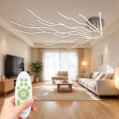 Blanc lustre aluminium avec - lustre,