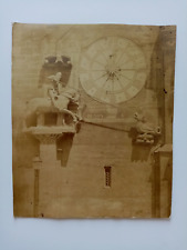 BISSON brothers c.1858/62 - Basel Cathedral - Clock and statue of St. James