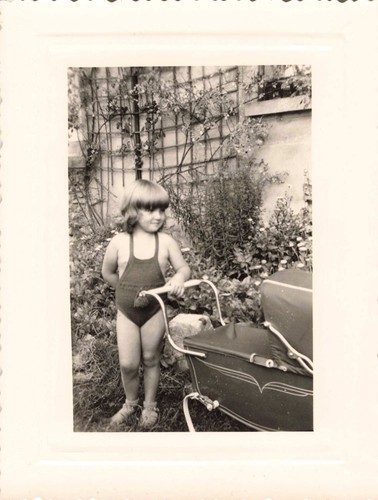 Ancienne photographie fillette - ancienne,