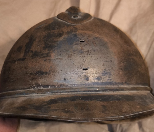Casque adrian 1915 bleu - adrian,