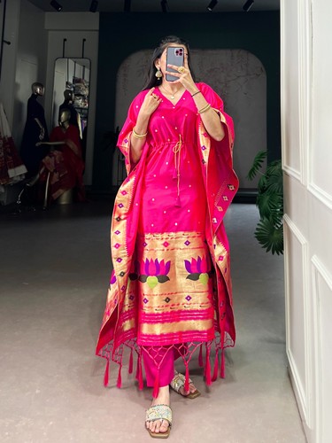 Kaftan abaya soie gaji - abaya, en