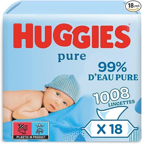 Huggies lingettes pure - pure, bébé