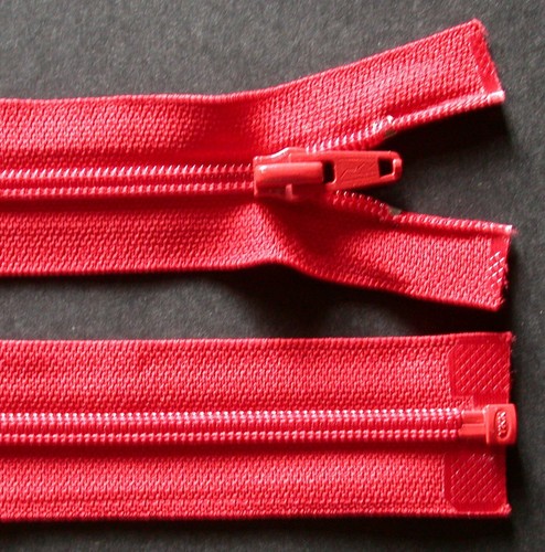 Lot fermeture eclair - fermeture, rouge