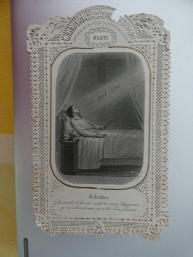 Image pieuse canivet dentelle