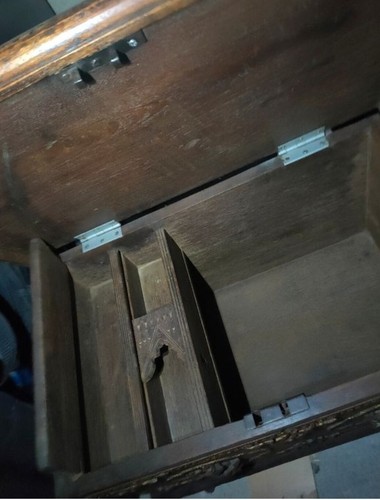 Coffre ancien bois avec - coffre,