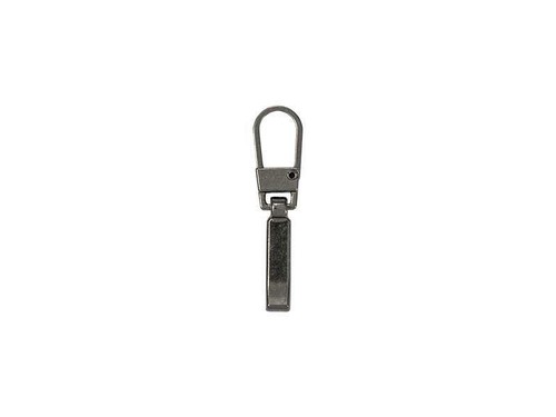 Zipper noir metallig - zipper,