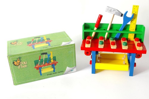 Etabli bois enfant neuf jouet - bois,