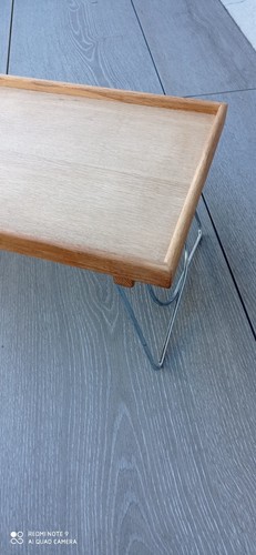 Table lit bois pied métal - table,