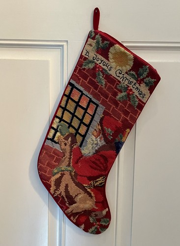 Broderie noël chaussette - noël,