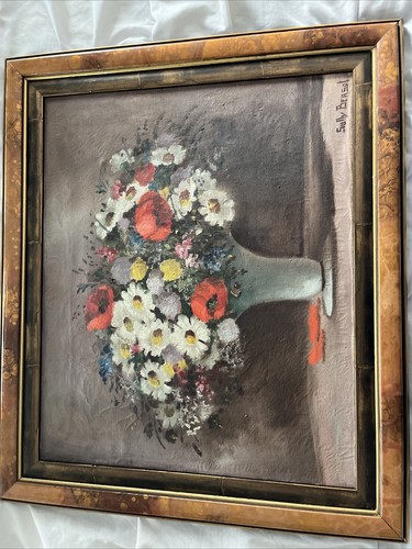 Tableau ancien huile sur toile - tableau,