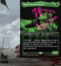 Kona, Rescue Beastie Commander Deck Magic EDH MTG Ready-to-Play Green Stompy Alt