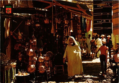 Cpm maroc typique artisanat - cpm,