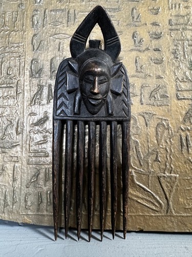 Art africain ancien peigne en - art,