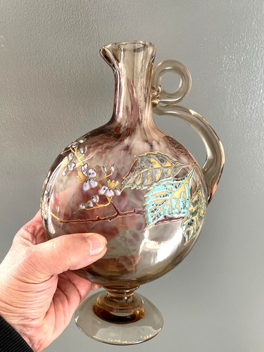 Carafe émaillée style daum - carafe,