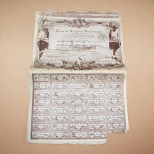 Lot de 10 actions anciennes