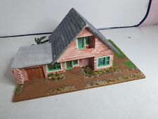 DIORAMA ELECTRIC TRAIN HO BEAUTIFUL HOUSE WITH GARAGE ON WOODEN BOARD JOUEF?gu