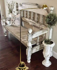 Floor Lamp - Brass - Flexible Gooseneck and 220 Halogen Bulb - Vintage