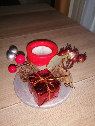 Deco noel porte - deco, fait