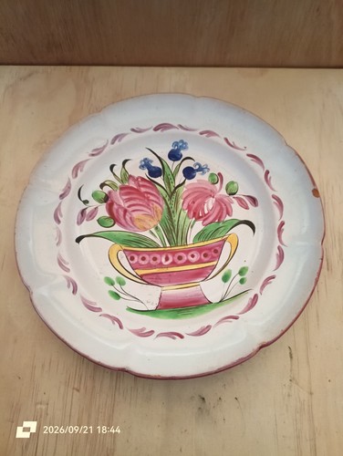Assiette faience est - faience, de