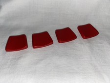 Playmobil 4 seats of red chairs from 5320 dining room house 1900 