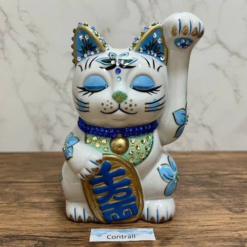 Tirelire bleue maneki - tirelire,