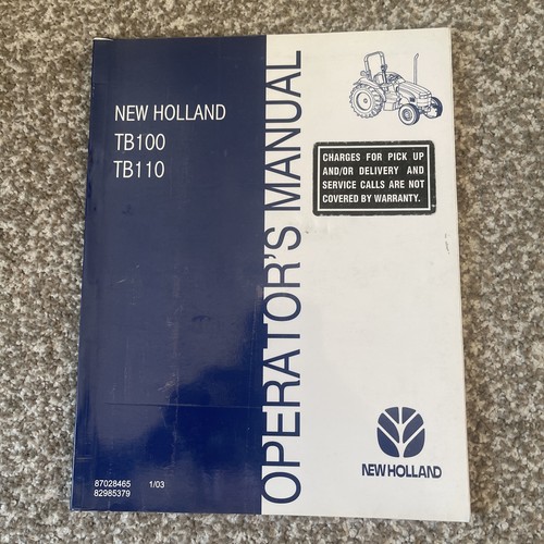 New holland tb100 - holland, and