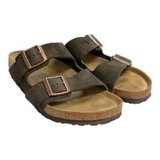 Birkenstock Arizona BS Suede Leather Sandals Mocca Regular Fit Sz 40 Women's 9