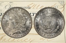 1884-O ~ CHOICE to GEM BU MS MORGAN SILVER DOLLAR ~ FROM ORIGINAL BANK BAG ~ LOT
