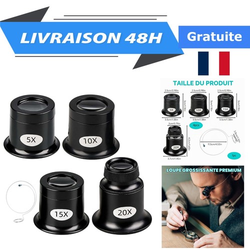 Loupes bijoutier horloger 4 - loupes, de