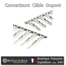 Connecteur à Sertir Type Dupont, 2.54mm, Male ou Femelle, 10 à 200pcs, Arduino