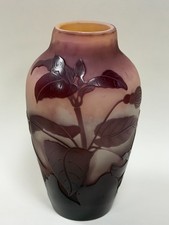 VASE GALLE A DECOR FLORAL